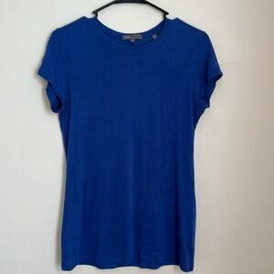 Vince Women’s Short Sleeve Royal Blue Tee Shirt